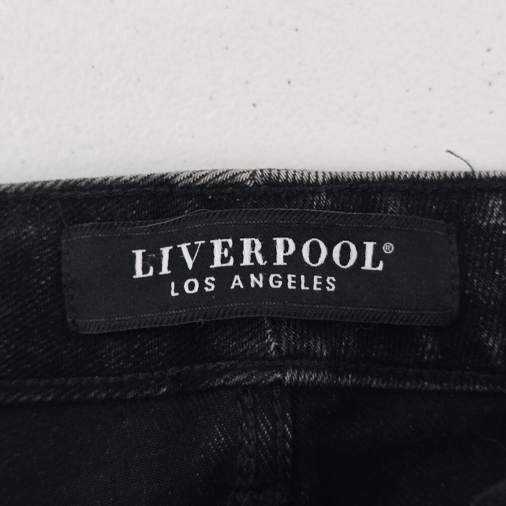 Liverpool Los‎ Angeles jeans the crop flare black 6/28 denim womens 7035 - Picture 8 of 13
